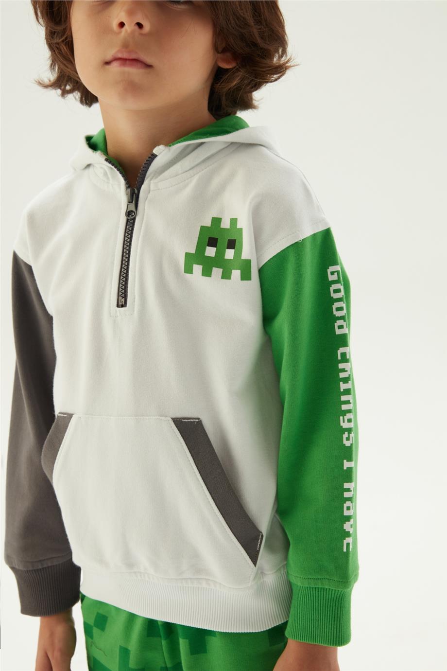 Nebbati Erkek Çocuk Renkli Sweatshirt