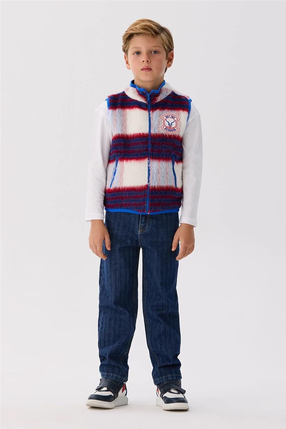 Nebbati Erkek Çocuk Renkli Yelek