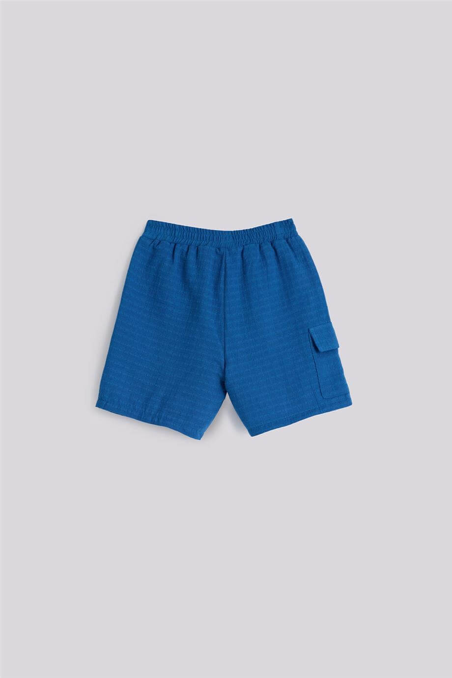 Nebbati Boy Saxe ShortsNebbati Boy Saxe Shorts