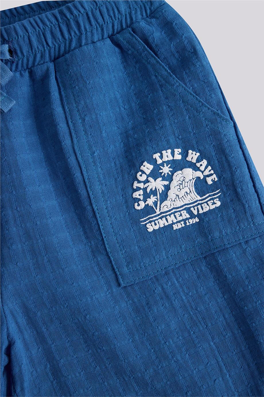 Nebbati Boy Saxe ShortsNebbati Boy Saxe Shorts