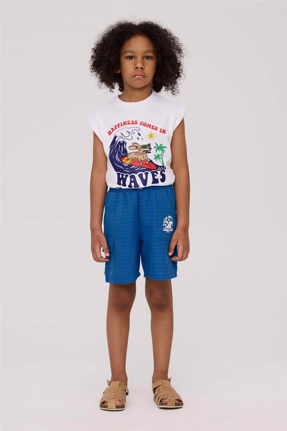 Nebbati Boy Saxe ShortsNebbati Boy Saxe Shorts