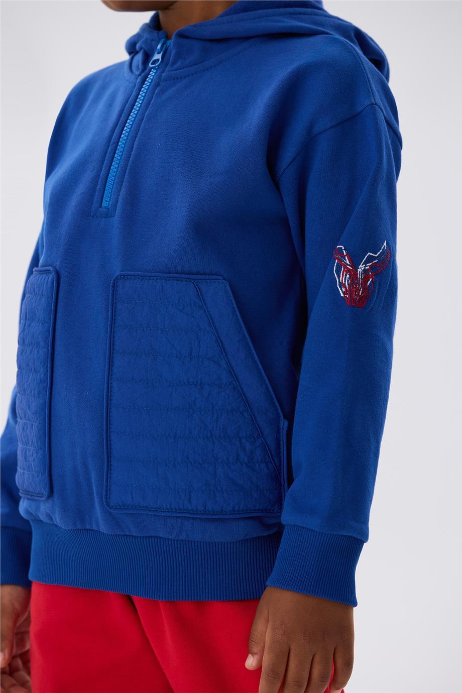 Nebbati Erkek Çocuk Saks Sweatshirt