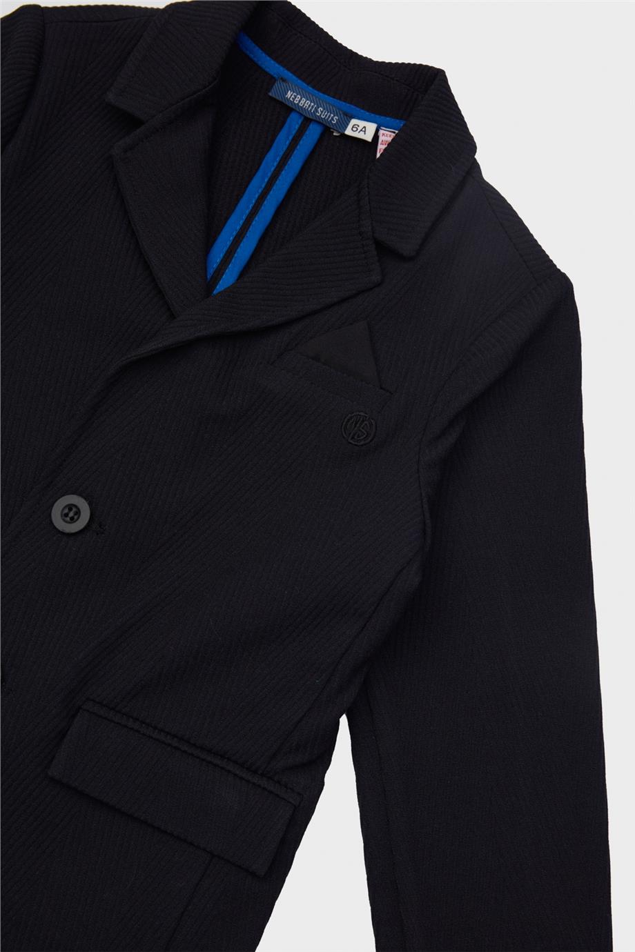 Nebbati Erkek Çocuk Siyah Ceket