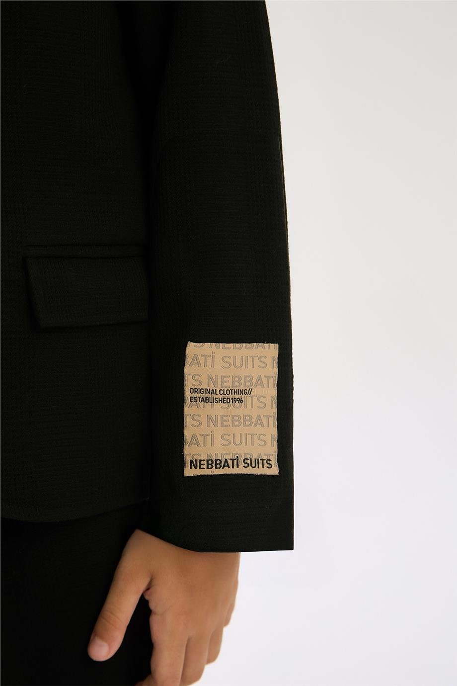 Nebbati Erkek Çocuk Siyah CeketNebbati Erkek Çocuk Siyah Ceket