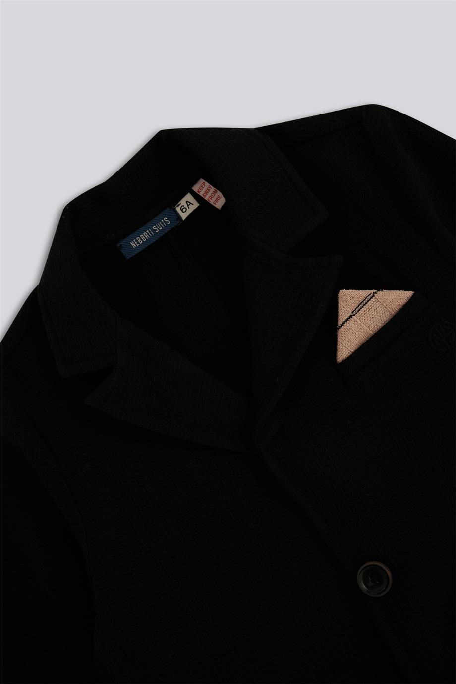 Nebbati Erkek Çocuk Siyah CeketNebbati Erkek Çocuk Siyah Ceket