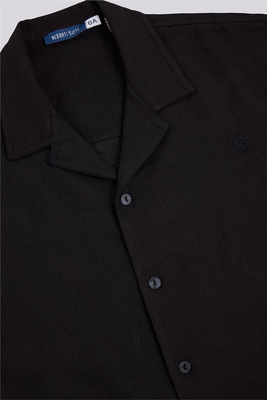 Nebbati Erkek Çocuk Siyah GömlekNebbati Erkek Çocuk Siyah Gömlek