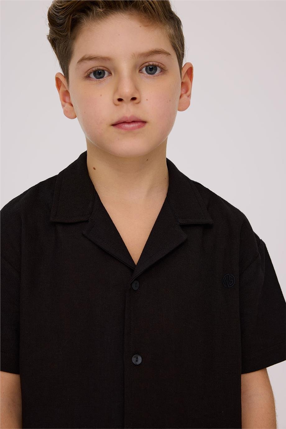 Nebbati Erkek Çocuk Siyah GömlekNebbati Erkek Çocuk Siyah Gömlek