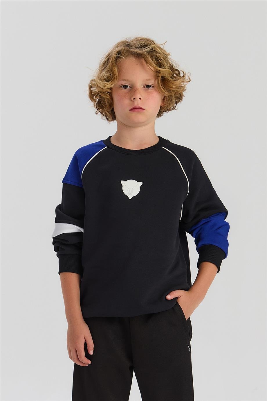 Nebbati Erkek Çocuk Siyah SweatshirtNebbati Erkek Çocuk Siyah Sweatshirt