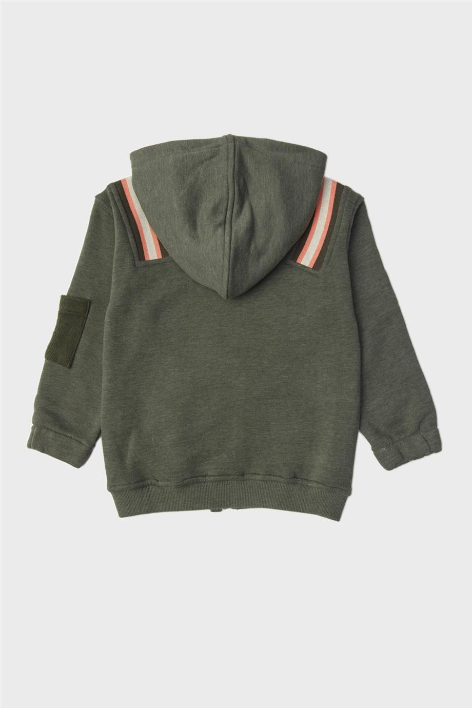 Nebbati Erkek Çocuk Yeşil Eşofman Üstü