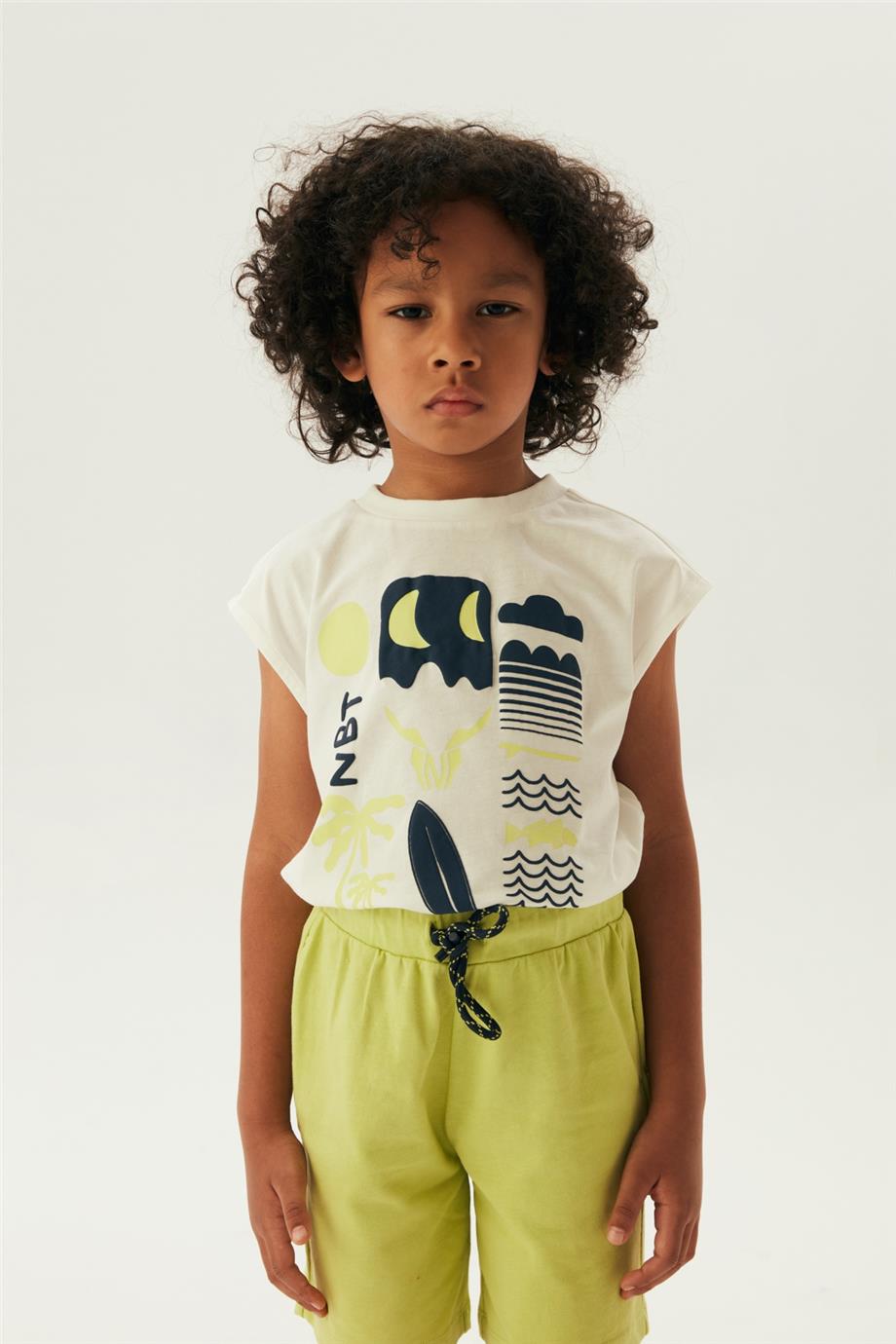 Nebbati Erkek Çocuk Yeşil Şort