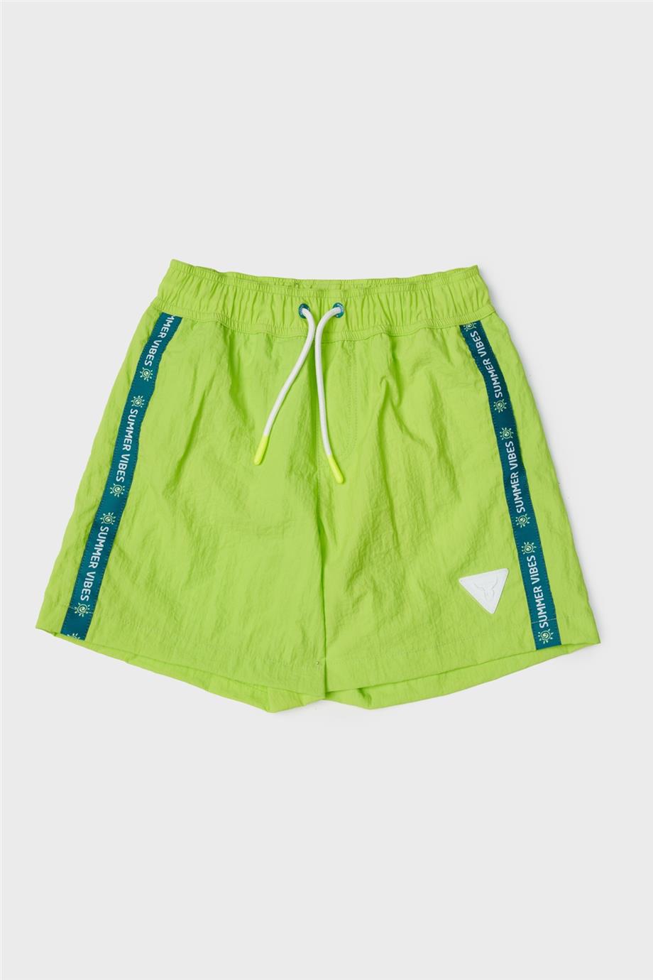 Nebbati Erkek Çocuk Yeşil Şort