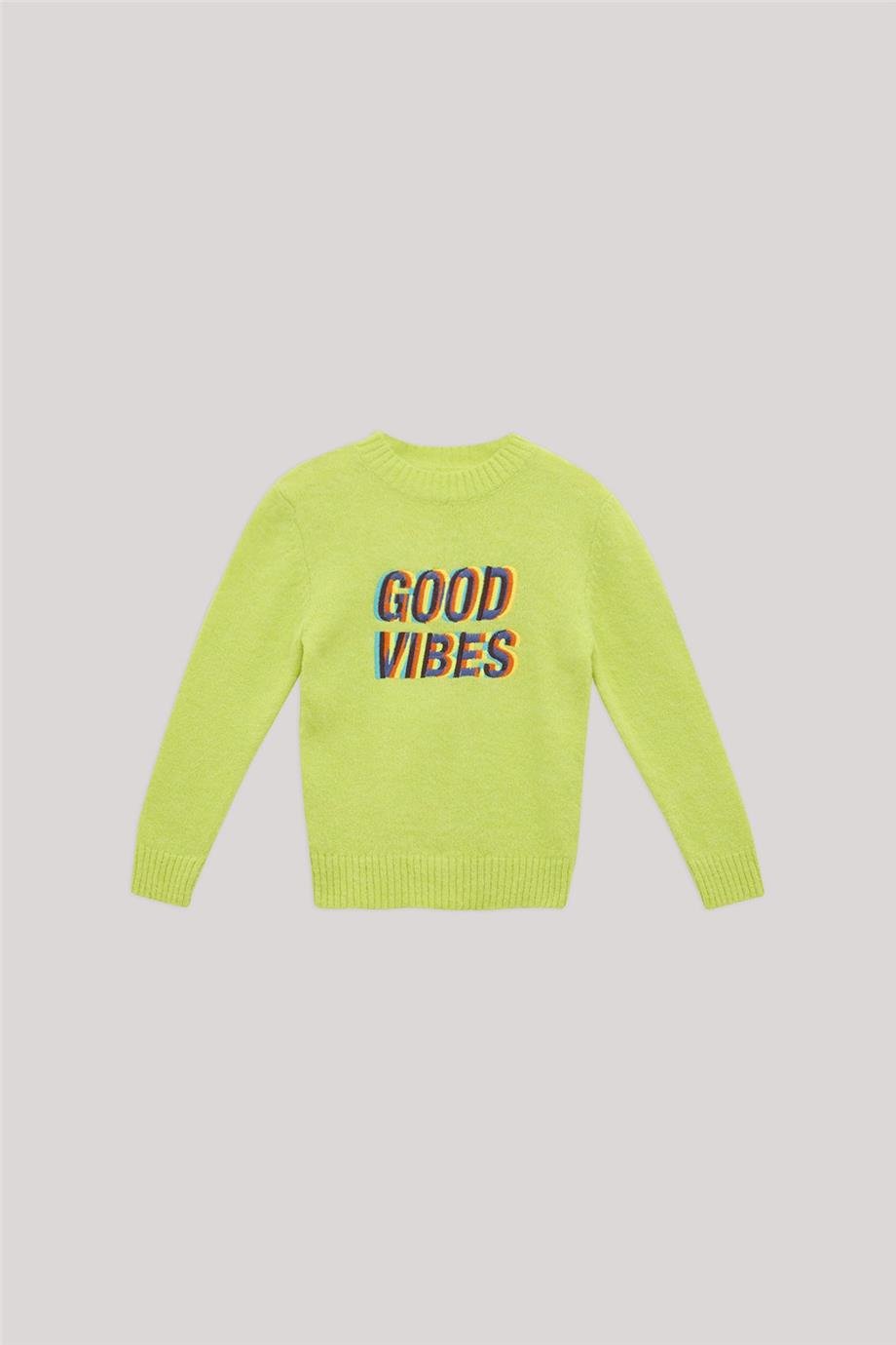 Nebbati Erkek Çocuk Yeşil Sweatshirt