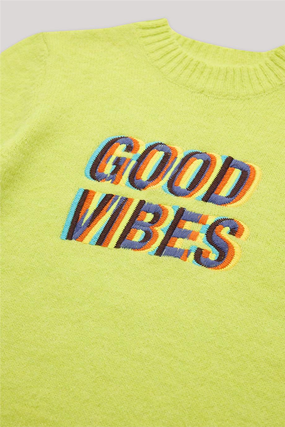 Nebbati Erkek Çocuk Yeşil Sweatshirt