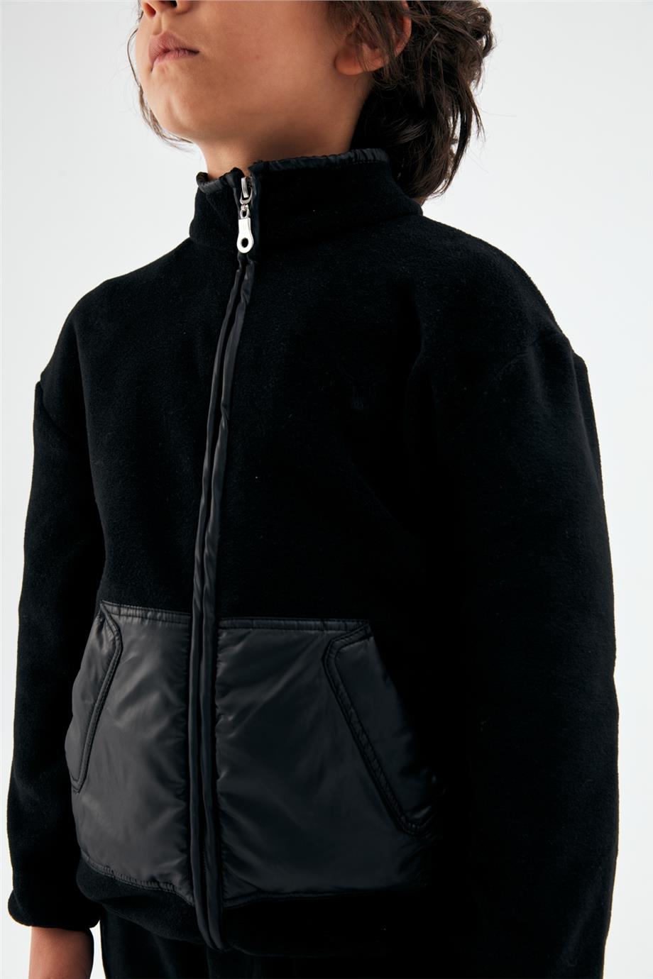 Nebbati Unisex Siyah Polar