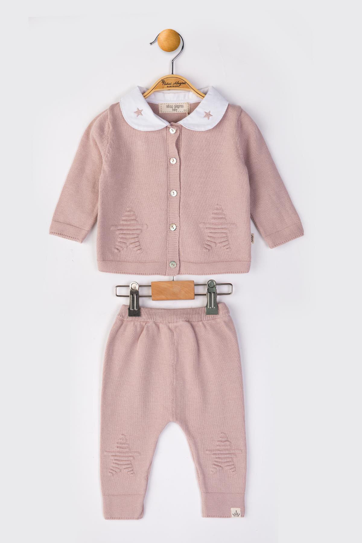 Ninos Alegres Unisex Hırka Pantolon TakımNinos Alegres Unisex Hırka Pantolon Takım