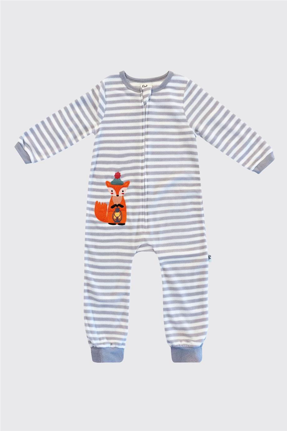 Owli Unisex Gri Pijama