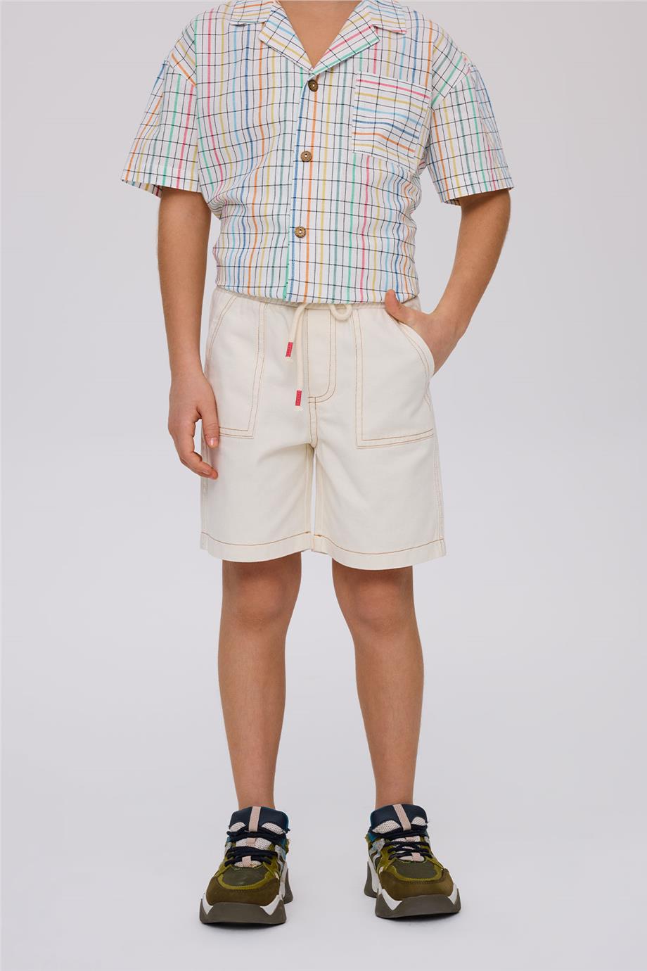  Boy Beige Shorts Boy Beige Shorts