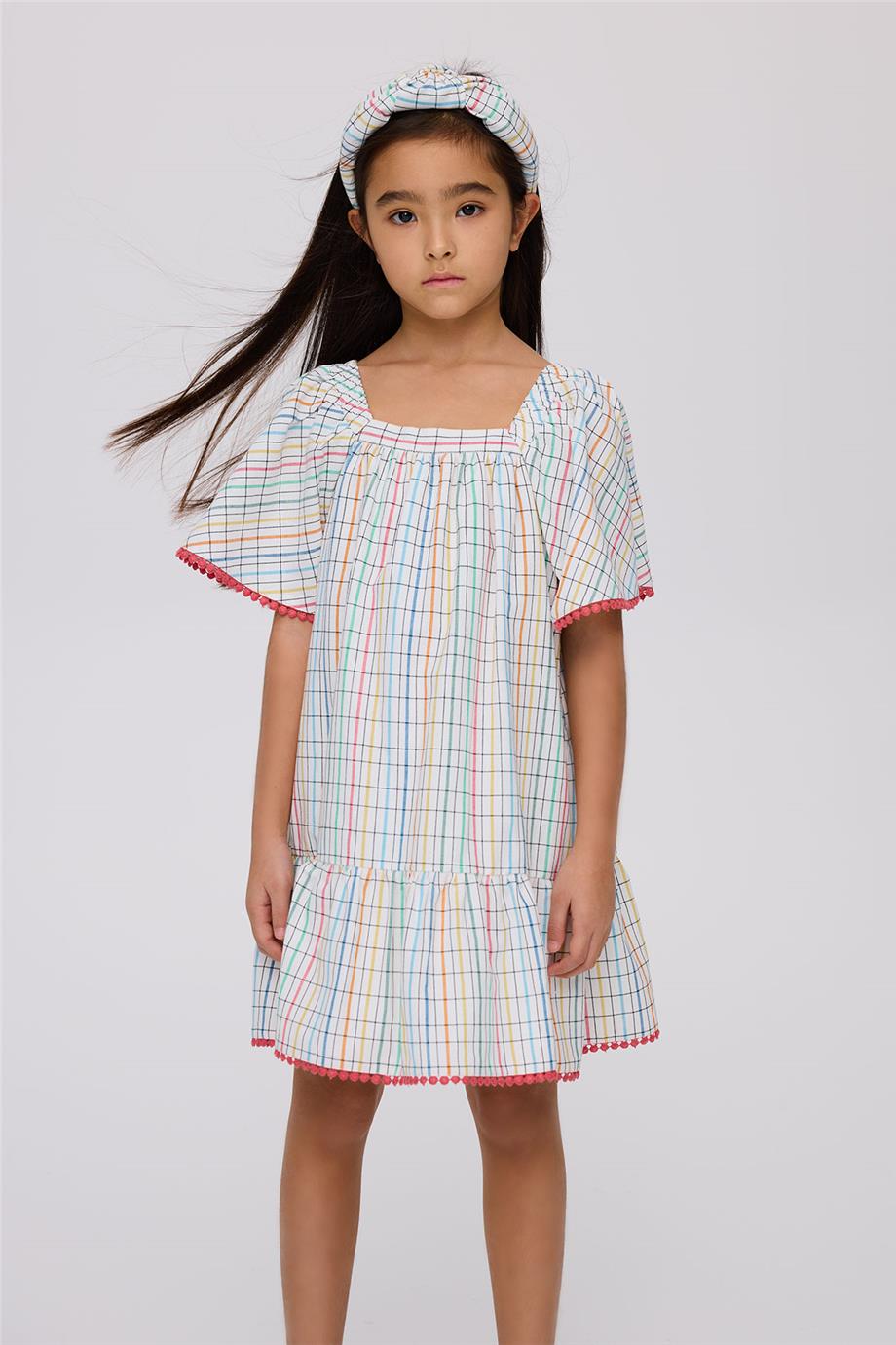 Sister & Brother Kız Çocuk Desenli ElbiseSister & Brother Kız Çocuk Desenli Elbise