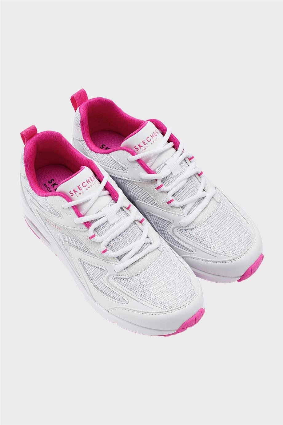 Skechers Kız Çocuk Beyaz Pembe Ayakkabı