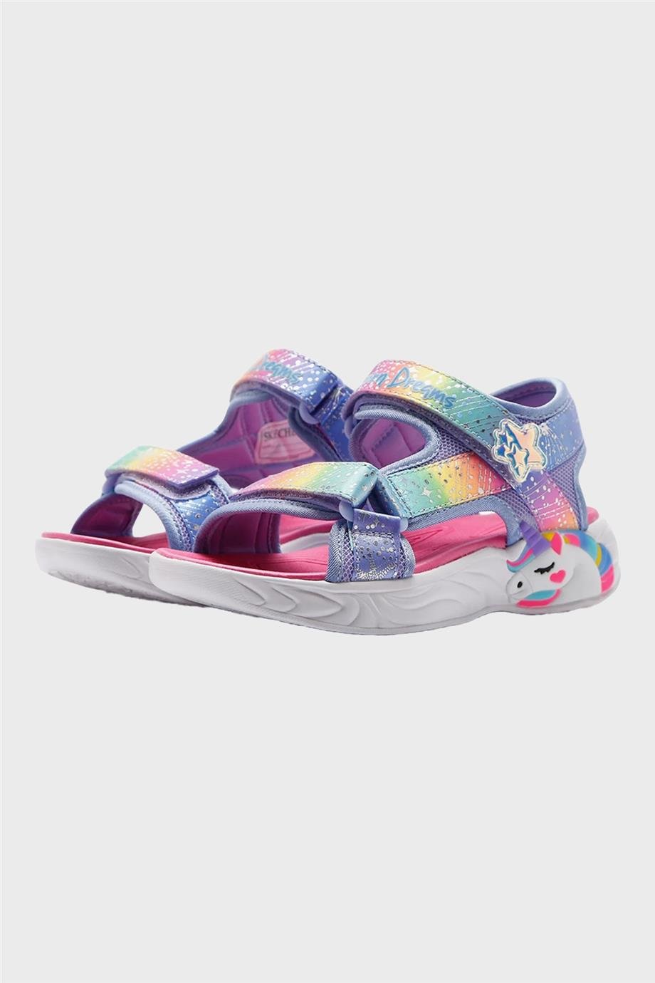 Skechers Kız Çocuk Mavi Sandalet