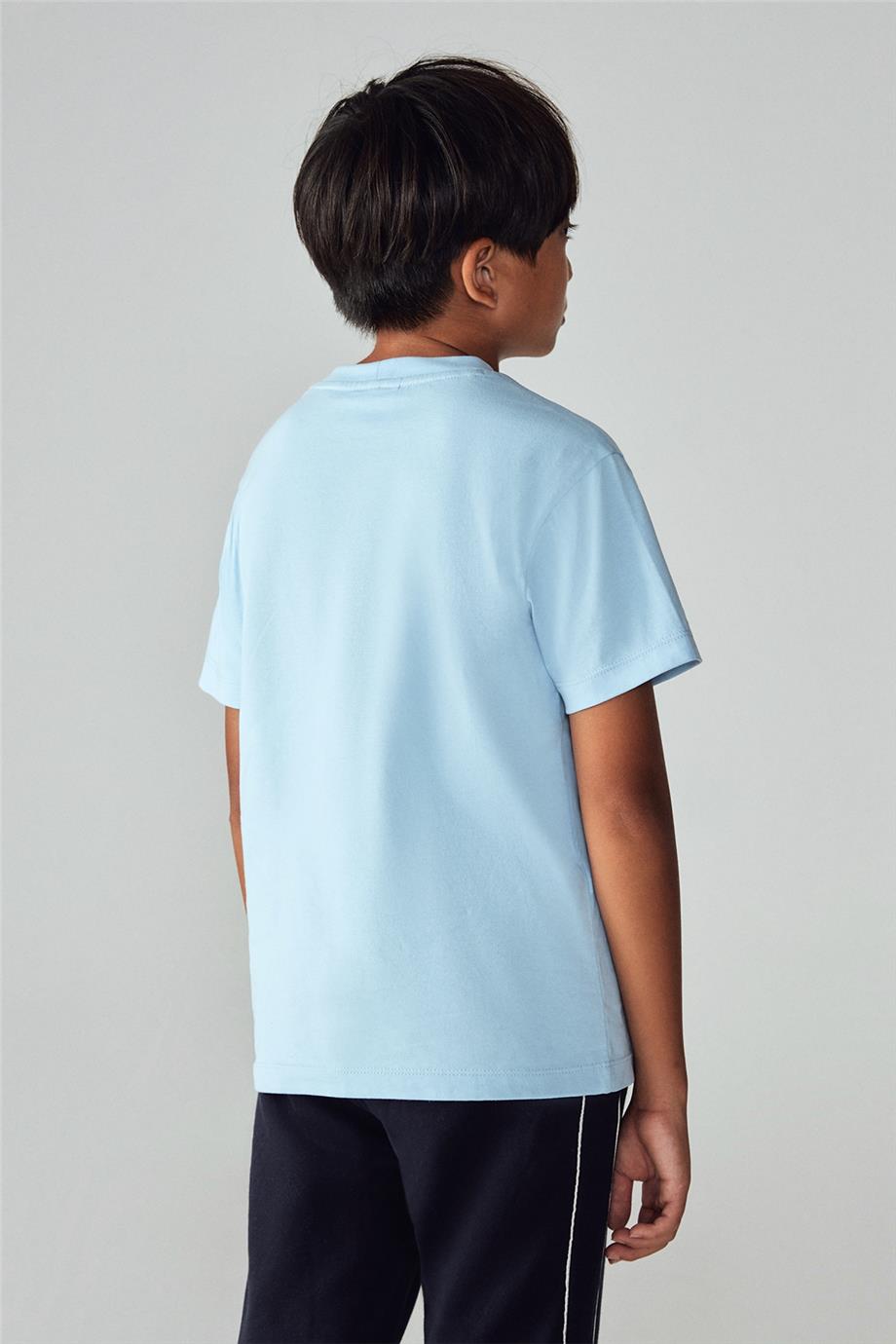 Swatsky Erkek Çocuk Açık Mavi T-Shirt