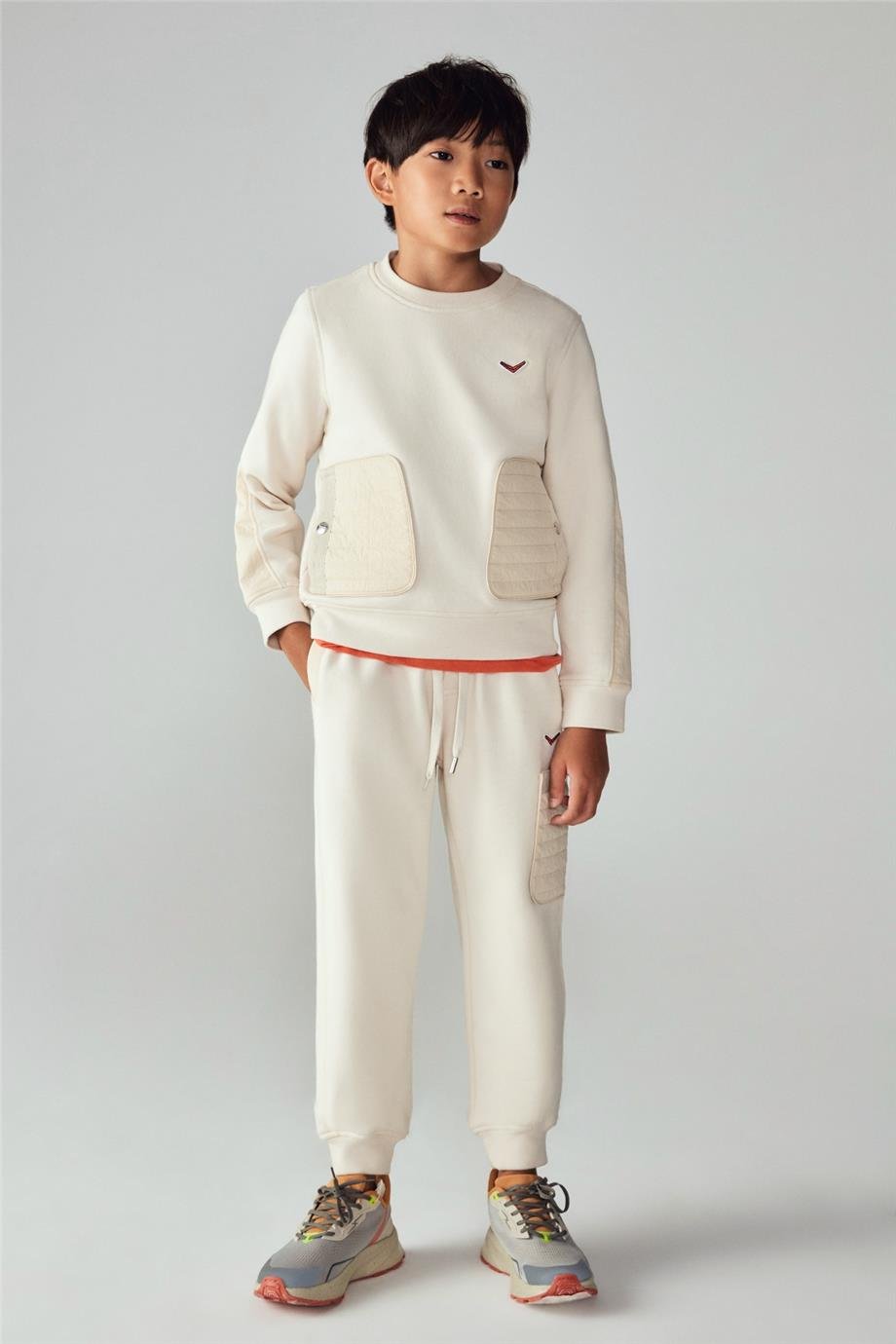 Swatsky Erkek Çocuk Krem Sweatshirt