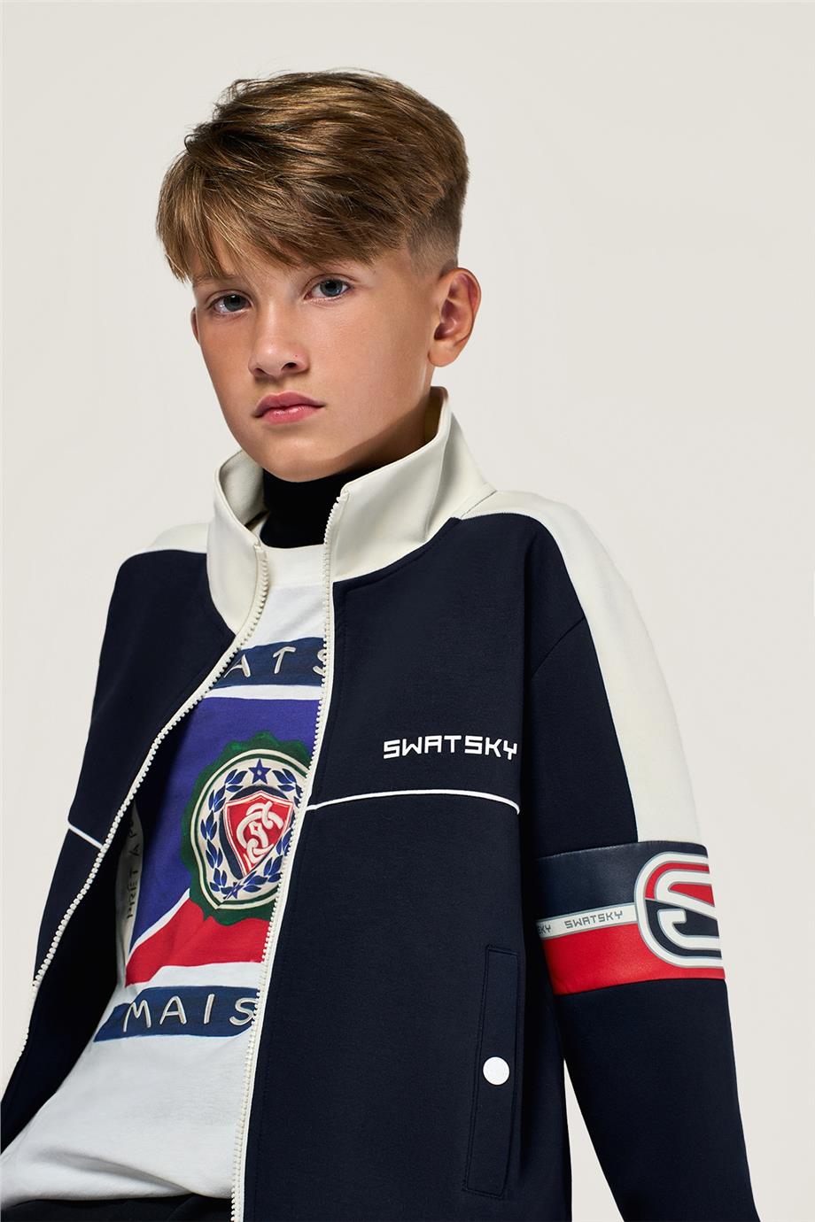 Swatsky Erkek Çocuk Lacivert Ceket