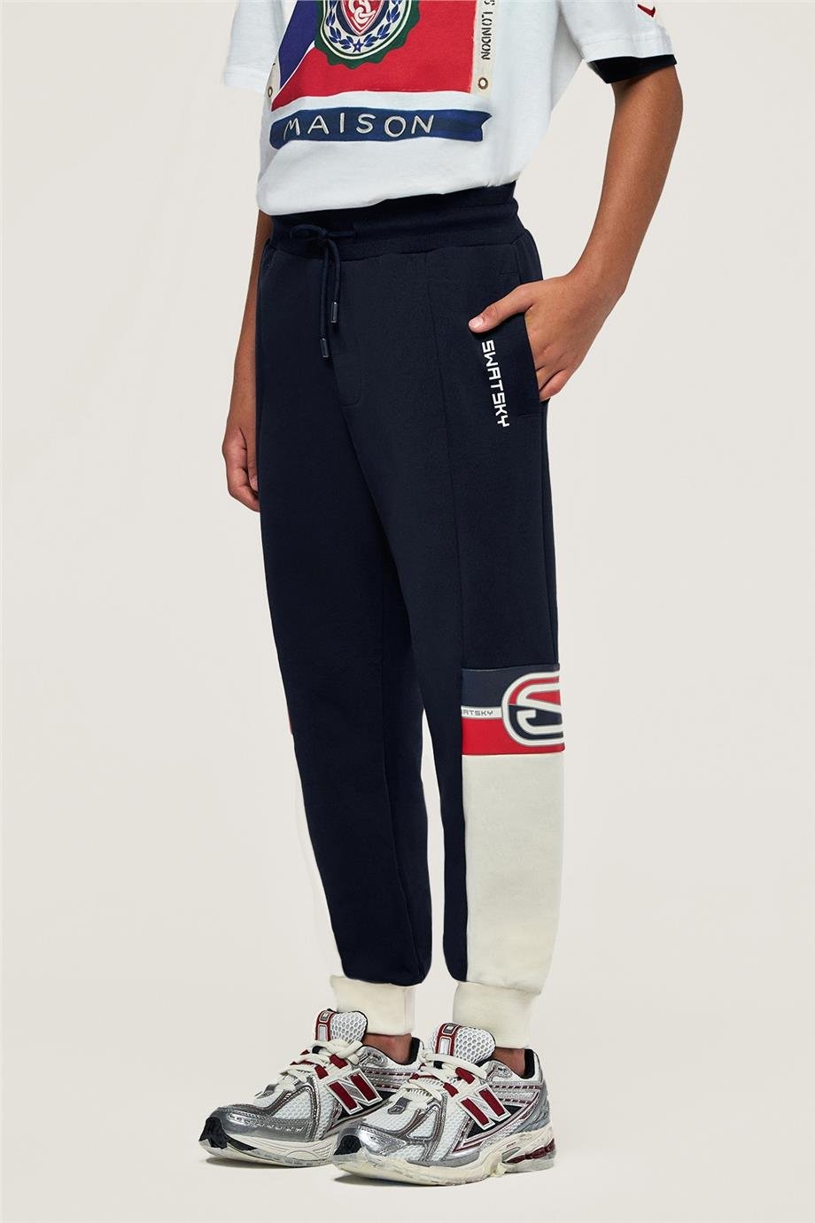 Swatsky Erkek Çocuk Lacivert Eşofman Altı