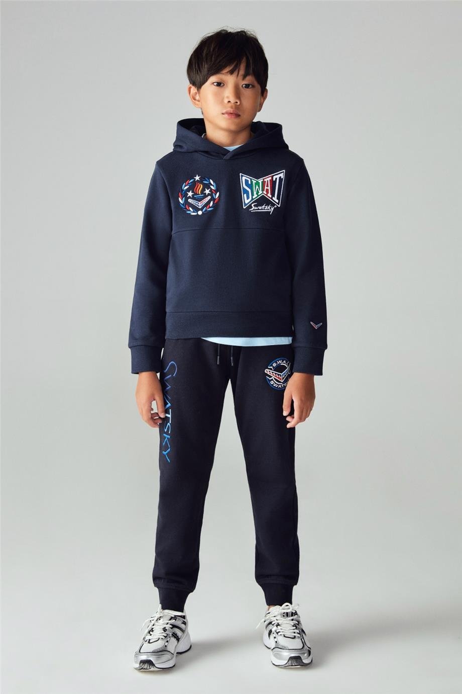 Swatsky Erkek Çocuk Lacivert Sweatshirt