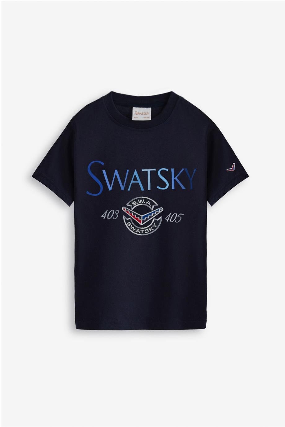 Swatsky Erkek Çocuk Lacivert T-Shirt