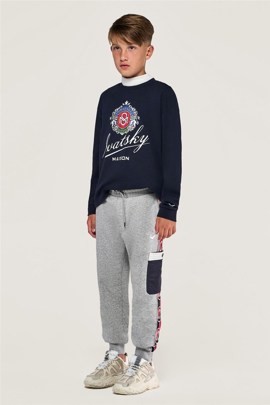 Swatsky Erkek Çocuk Lacivert T-Shirt