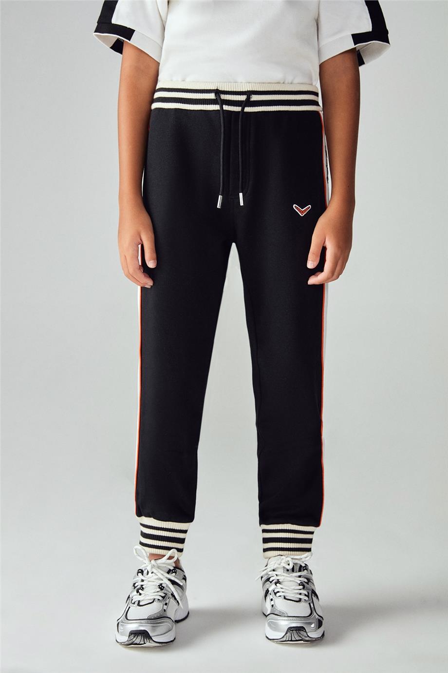 Swatsky Erkek Çocuk Siyah Eşofman Altı