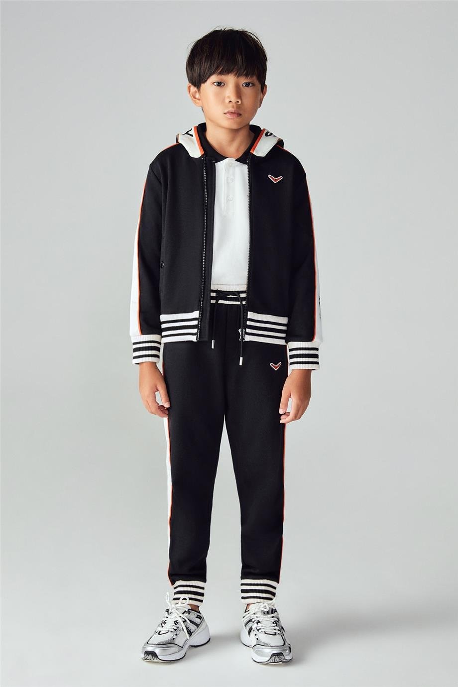 Swatsky Erkek Çocuk Siyah Sweatshirt