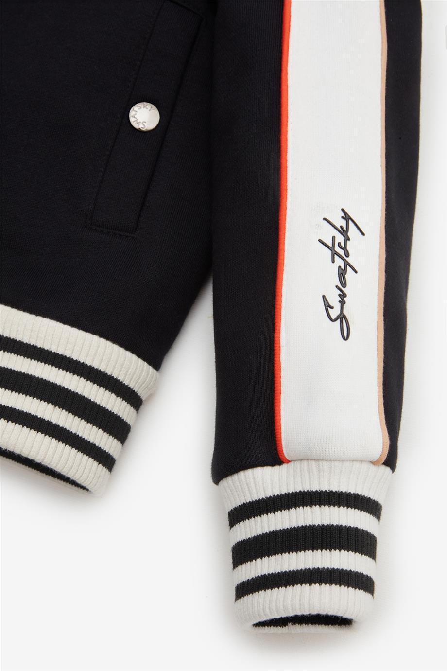 Swatsky Erkek Çocuk Siyah Sweatshirt