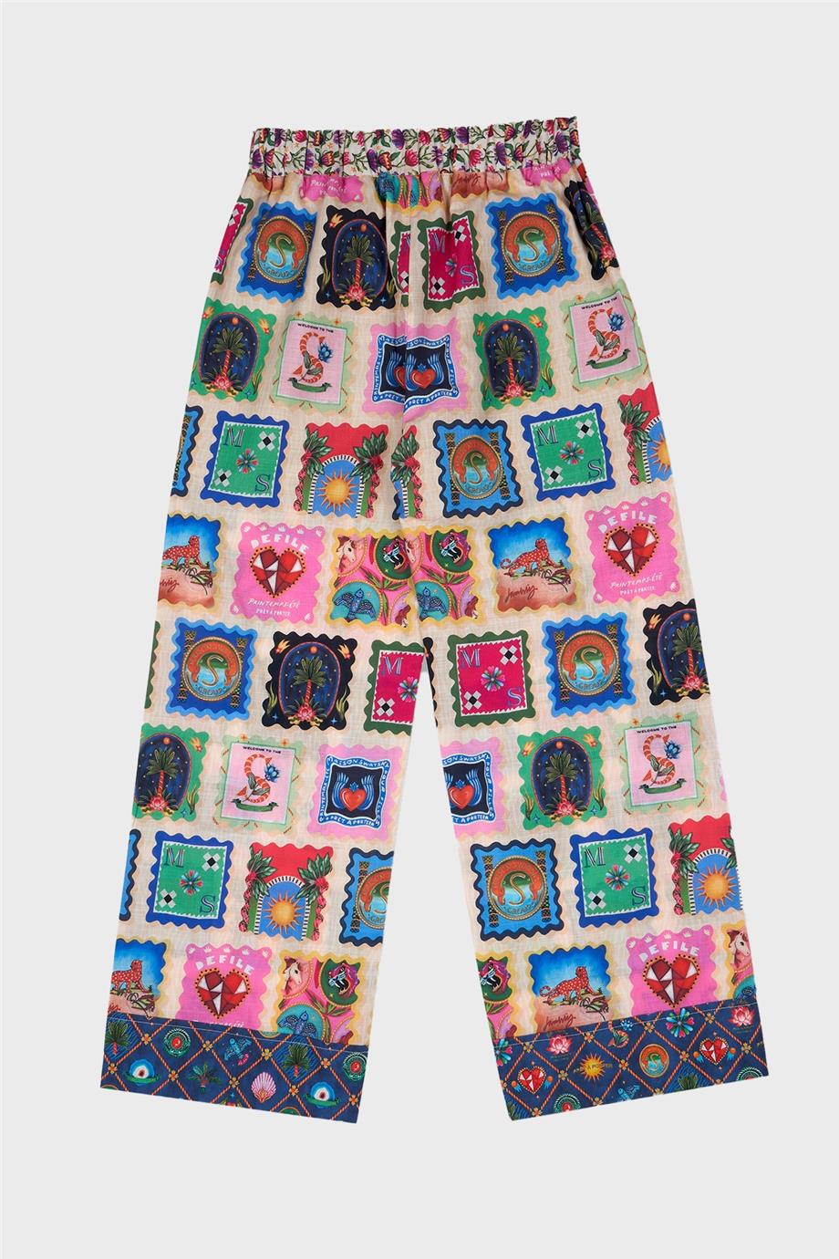 Swatsky Kız Çocuk Desenli Eşofman Altı