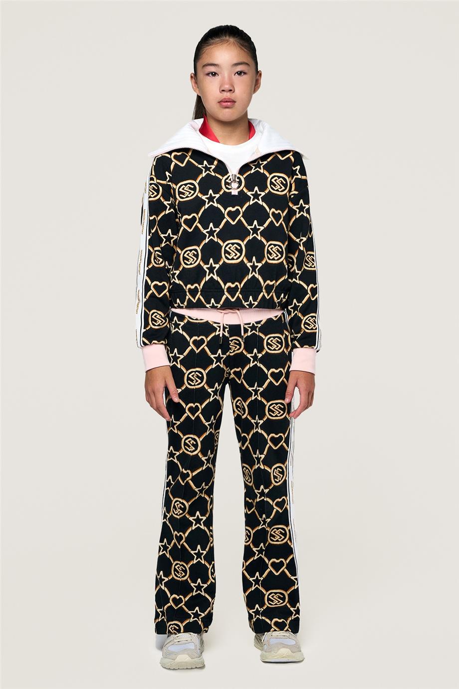 Swatsky Kız Çocuk Desenli Sweatshirt