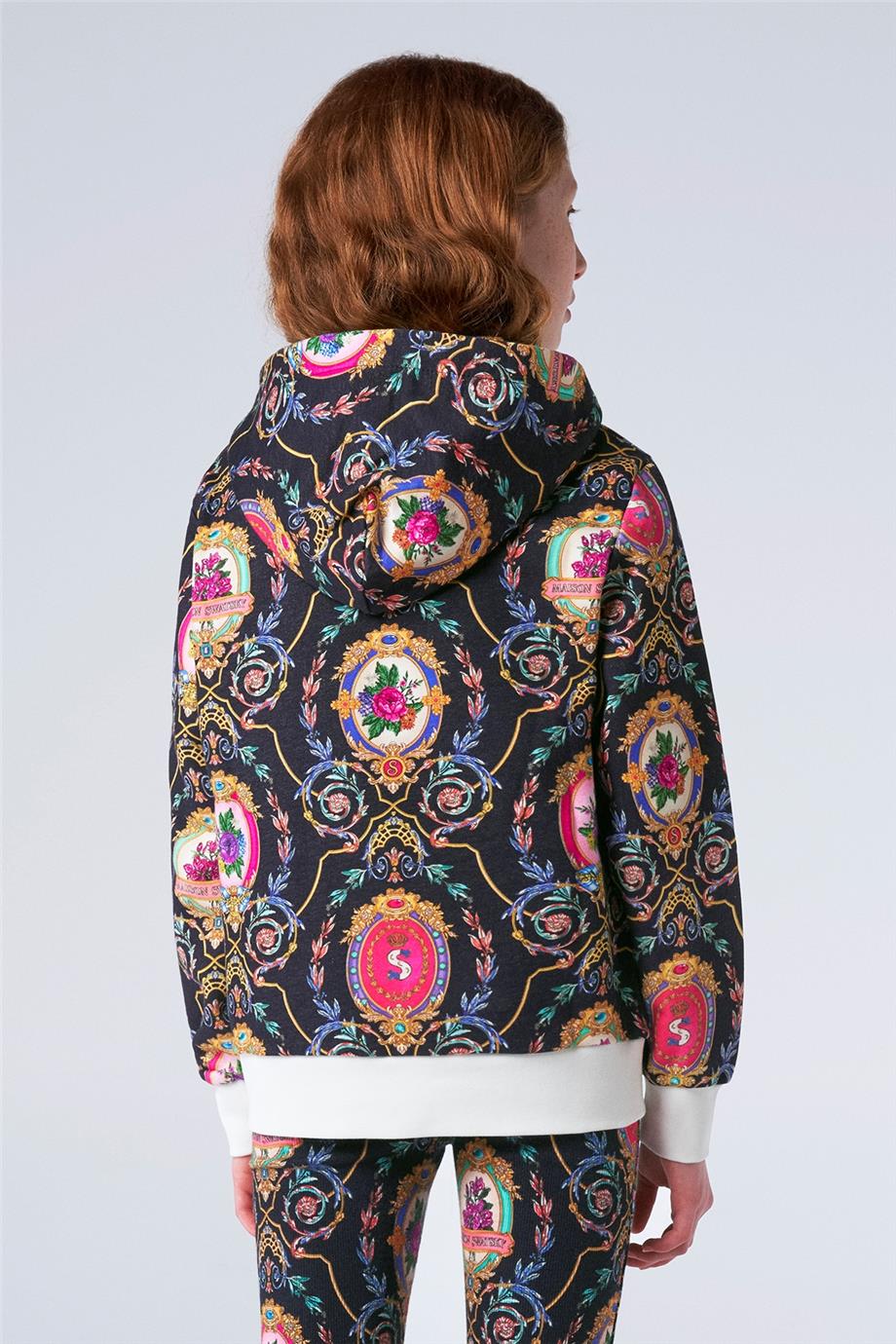 Swatsky Kız Çocuk Desenli Sweatshirt