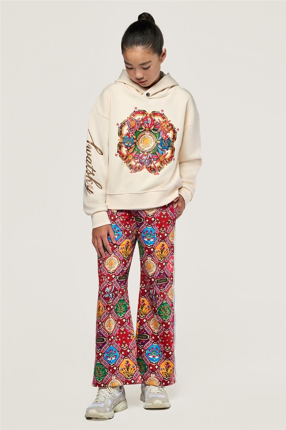 Swatsky Kız Çocuk Krem Sweatshirt