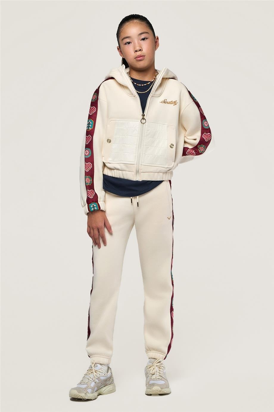 Swatsky Kız Çocuk Krem Sweatshirt