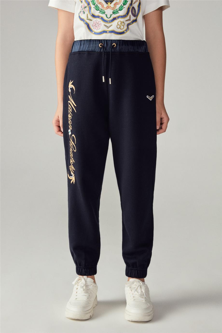 Swatsky Kız Çocuk Lacivert Eşofman Altı