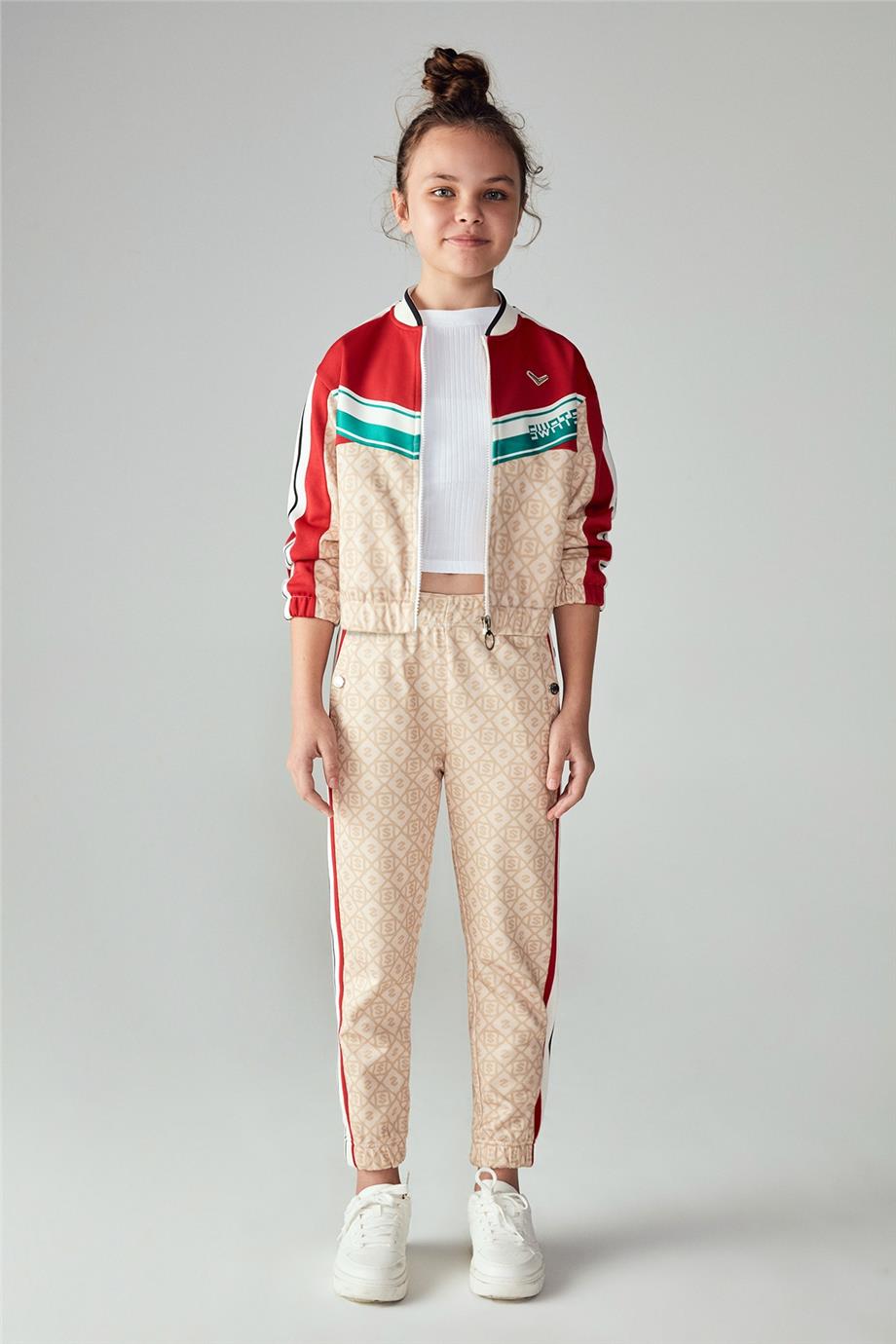 Swatsky Kız Çocuk Renkli Sweatshirt