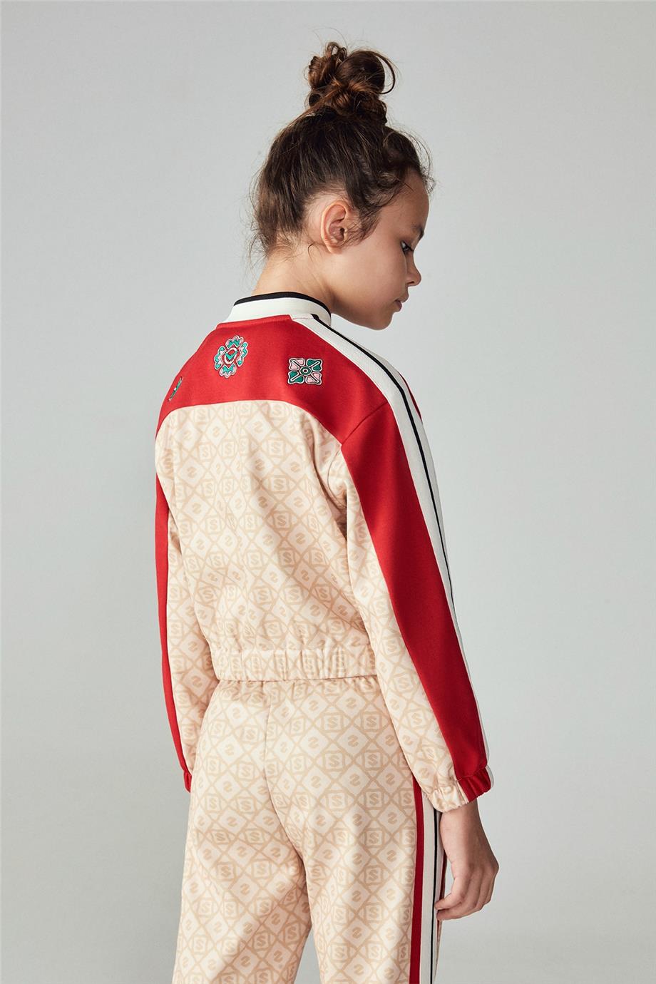 Swatsky Kız Çocuk Renkli Sweatshirt