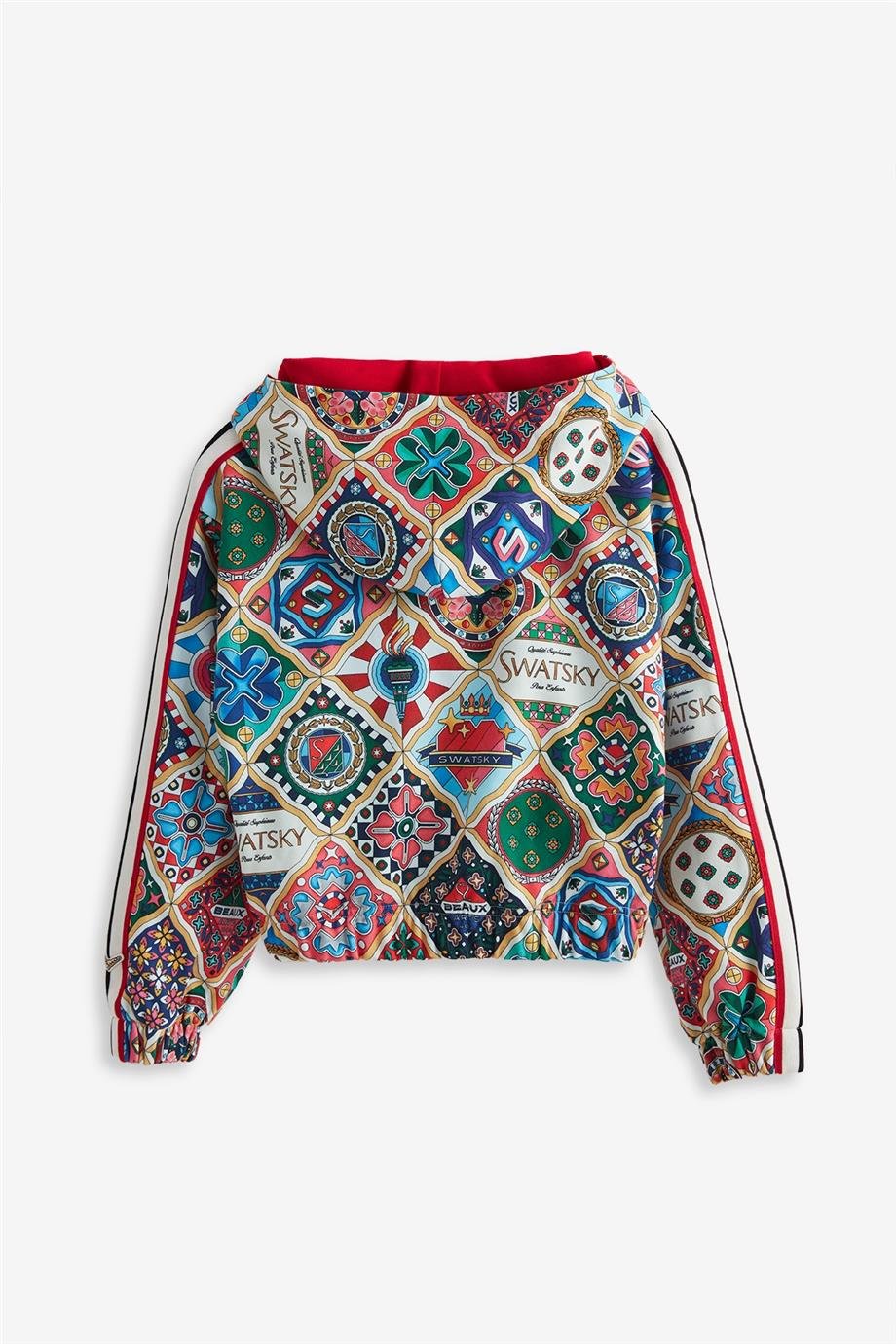 Swatsky Kız Çocuk Renkli Sweatshirt