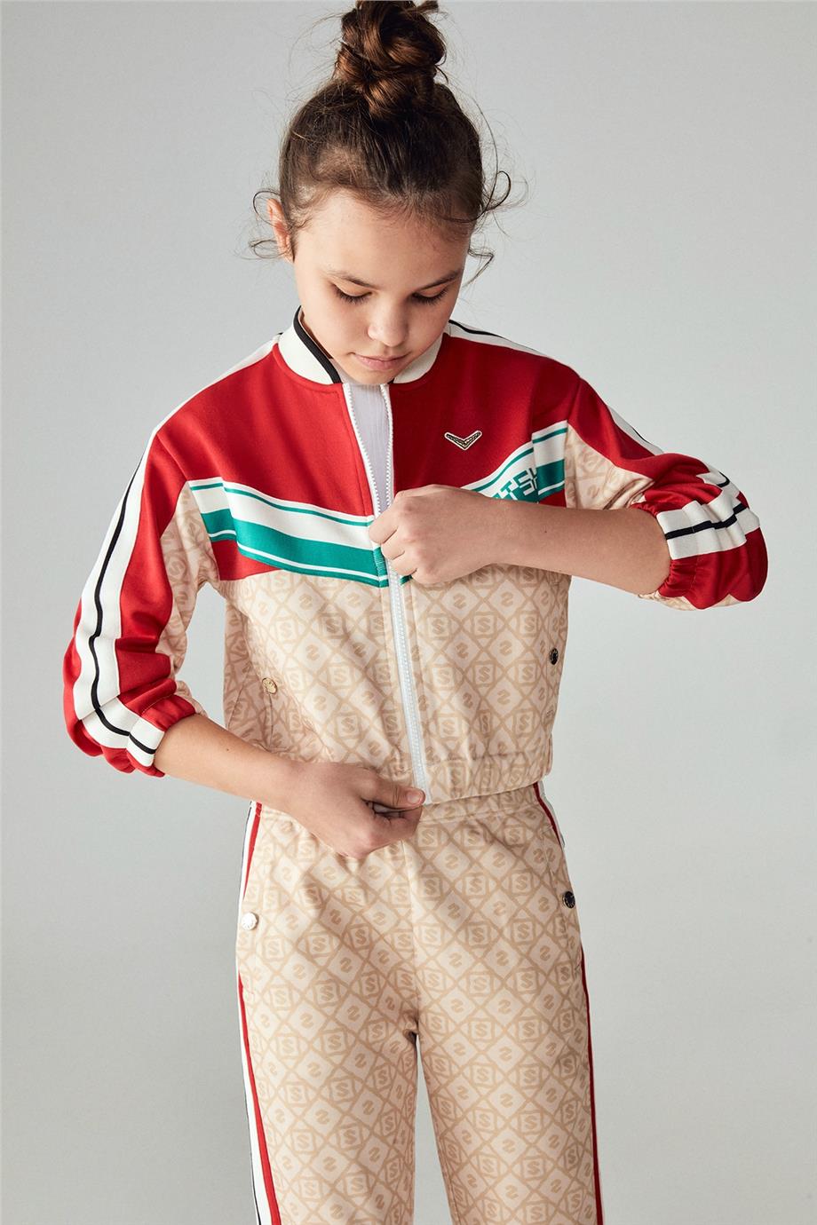 Swatsky Kız Çocuk Renkli Sweatshirt