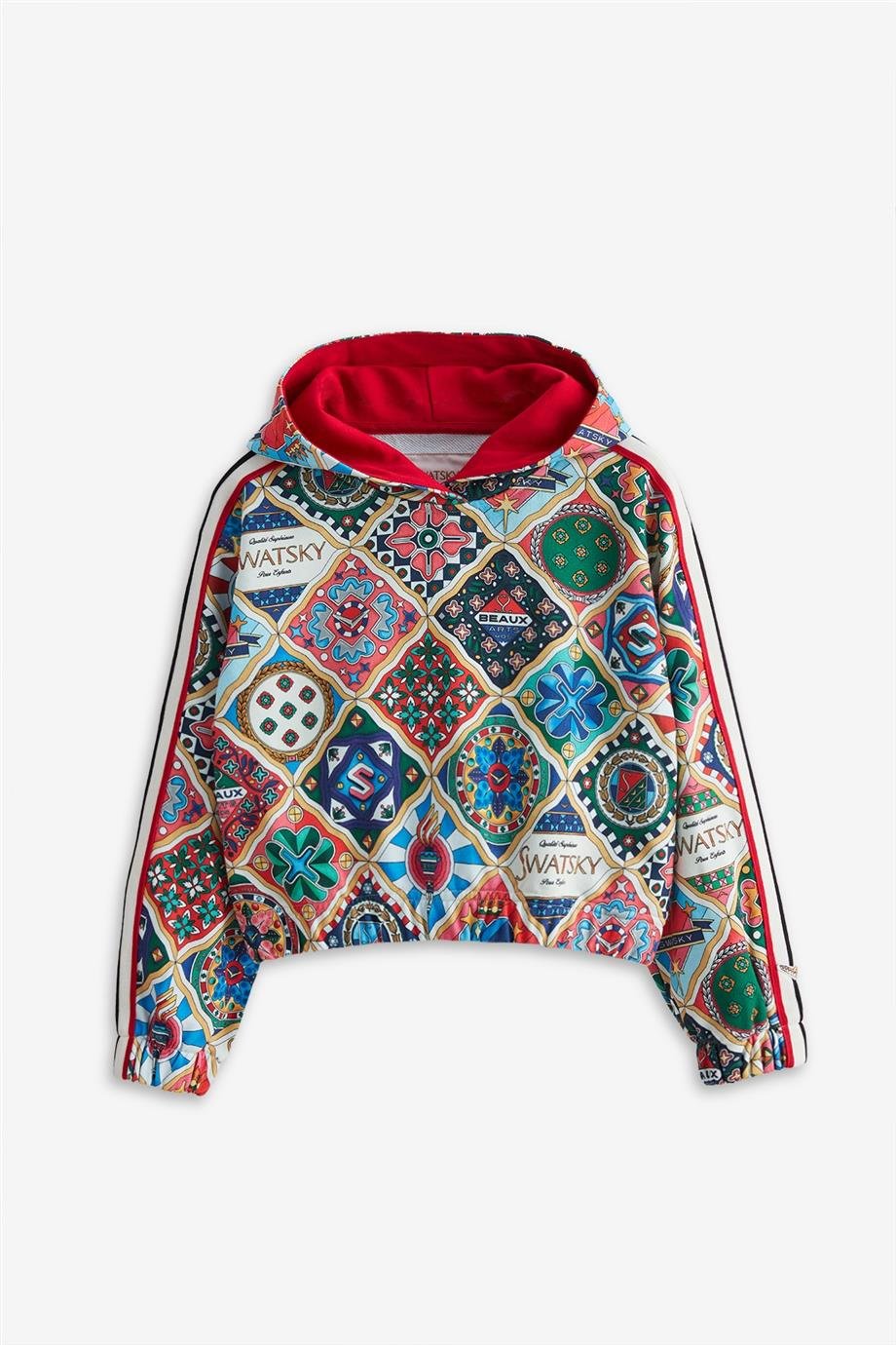 Swatsky Kız Çocuk Renkli Sweatshirt