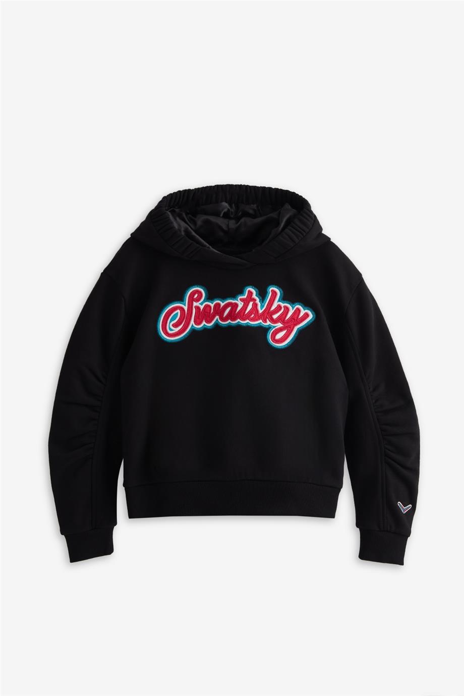 Swatsky Kız Çocuk Siyah Sweatshirt