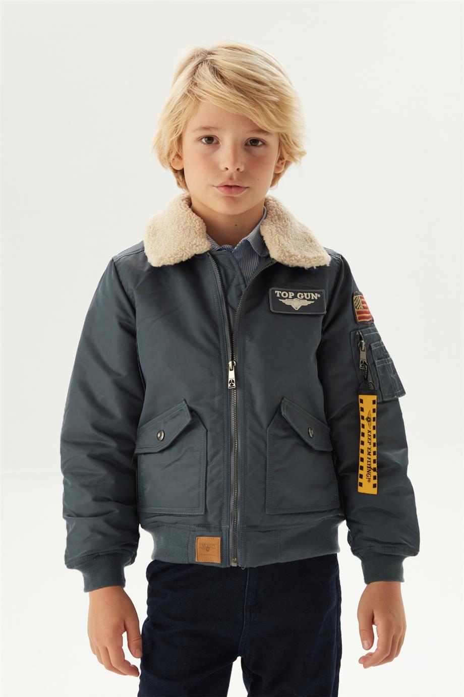 TOPGUN Erkek Çocuk Mavi Mont