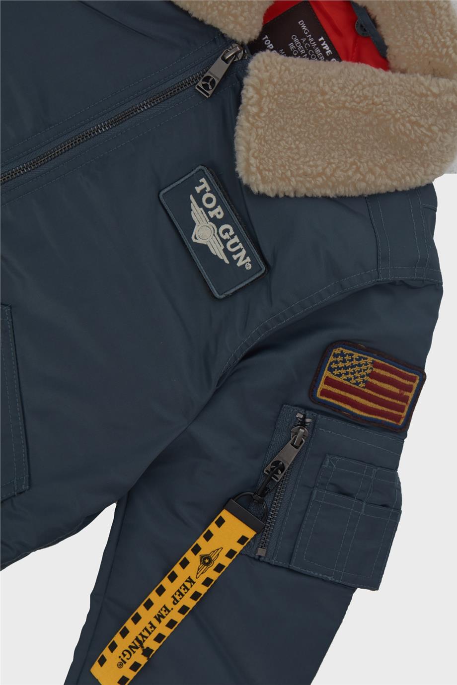 TOPGUN Erkek Çocuk Mavi Mont