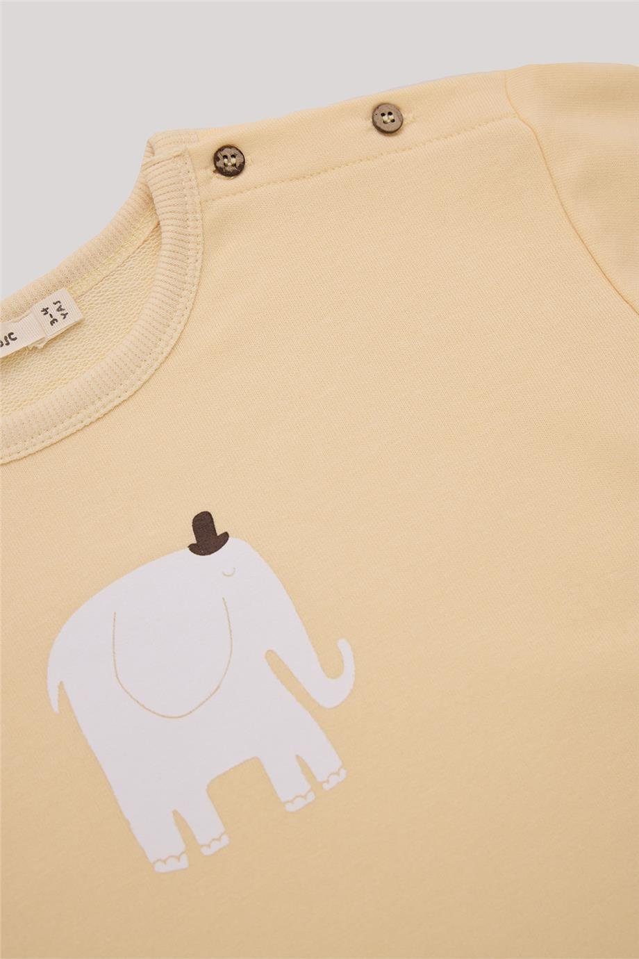 Tyess Basic Kız Bebek Bej Takım