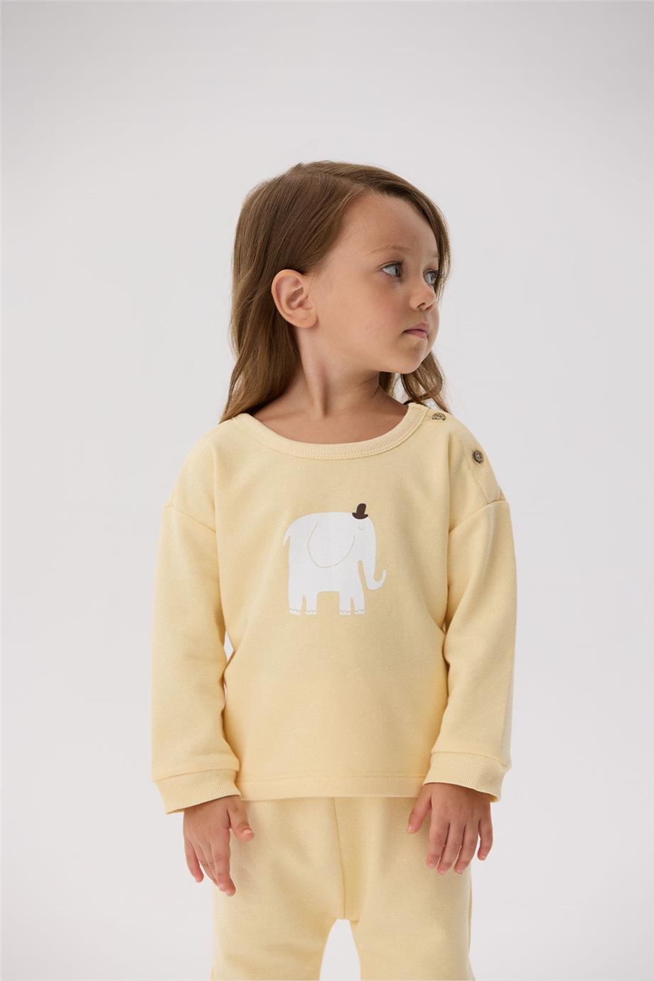 Tyess Basic Kız Bebek Bej Takım